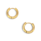Gold 14mm Hoop Earring | 18k Gold Plated Stainless Steel