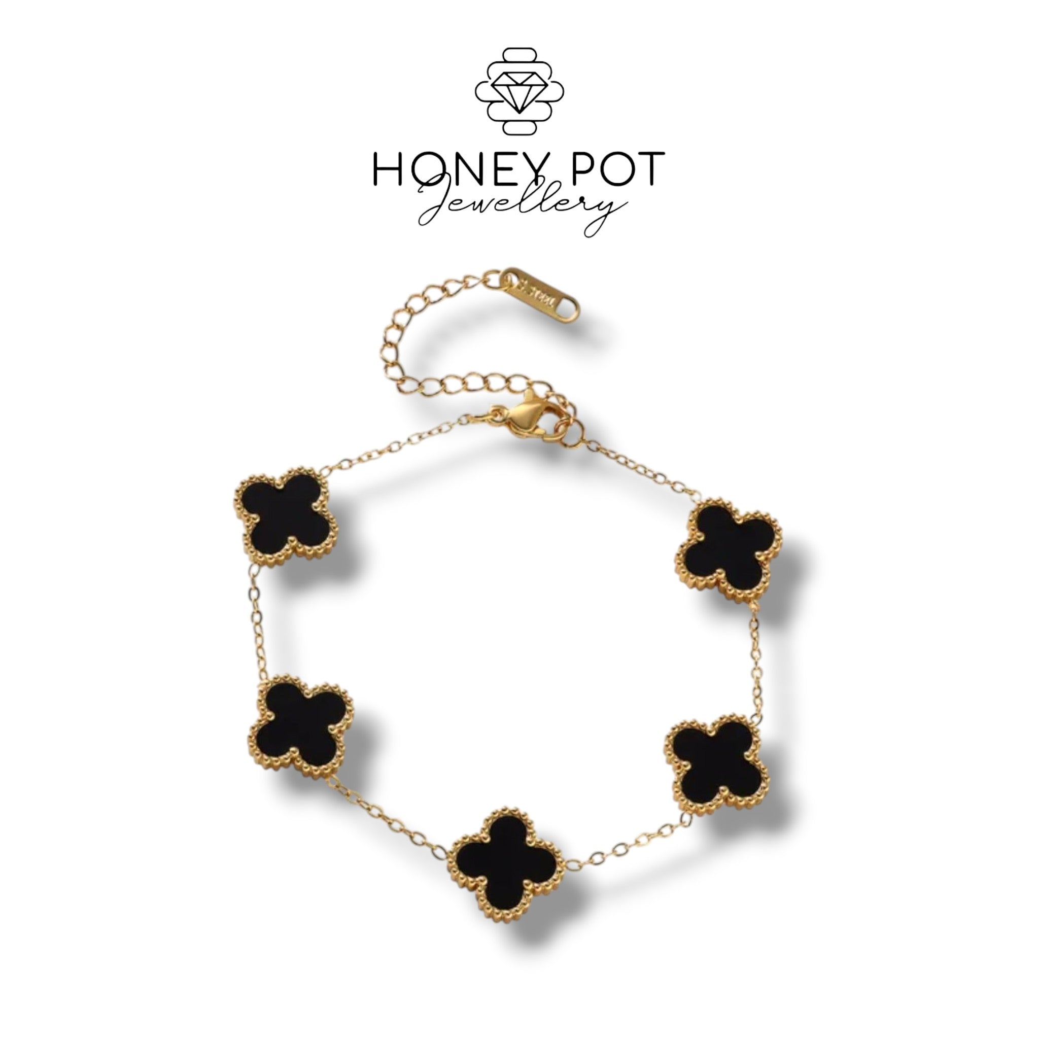 Four Leaf Clover Bracelets -  18k Stainless Steel