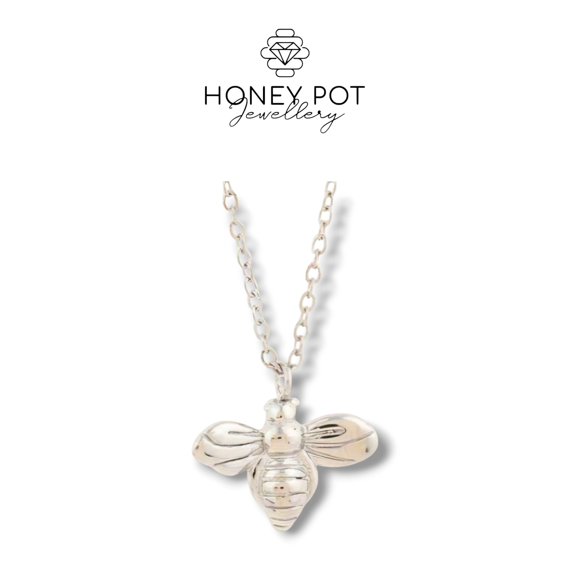 Cute Bee Pendant Necklace | Stainless Steel
