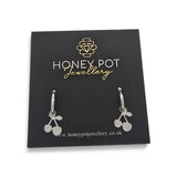 Cherry Pendant Huggie Hoop Earring | Stainless Steel