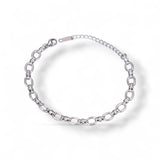 Oval Linked Cuban Bracelet | Stainless Steel