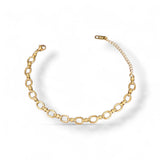 Oval Linked Cuban Bracelet | Stainless Steel