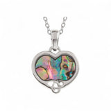 Celtic Knot Heart Seashell Necklace