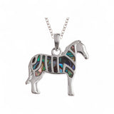 Zebra Seashell Necklace