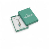 Three Colour Swish Seashell Necklace