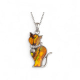 Ginger Cat Seashell Necklace