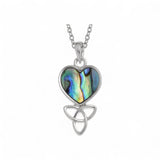 Celtic Heart Seashell Necklace