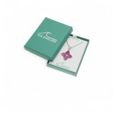 Pink Flower Seashell Necklace