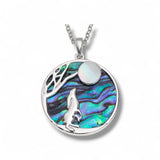 Moon Gazing Hare Seashell Necklace